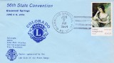 Plic LIONS CLUB,Colorado, America, 6-8 Iunie 1974