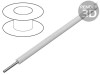 Cablu S&acirc;rmă Cu 20AWG PTFE Alb 30.5m