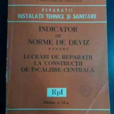 Indicator De Norme De Deviz Pentru Lucrari De Reparatii La Co - Colectiv ,546585