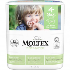 Moltex Pure & Nature Maxi Size 4 scutece ECO de unică folosință 7-14 kg 29 buc