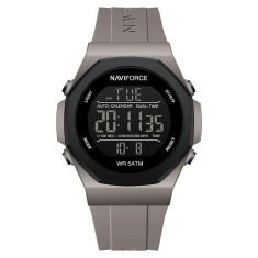 Ceas Barbati Naviforce 7117 Gri , Functii Multiple, Design Sport, Rezistent la socuri, Rezistent la Apa 5ATM