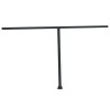 Set stalp pentru copertina, antracit, 450x245 cm, fier