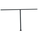 Cumpara ieftin Set stalp pentru copertina, antracit, 450x245 cm, fier