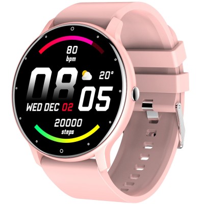 Ceas smartwatch ZL02D, Monitorizare somn miscare, Touchsceen, Notificari, Bluetooth, IP67, Pink foto