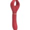 Vibrator Lothus, 7+7 Moduri Vibratii, Silicon, USB Magnetic, Rosu, 21.5 cm, Passion Labs, Sensations