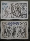 BC109, Franta 1981, serie dansuri populare, folclor, costume, europa cept, Nestampilat