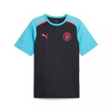 Manchester City tricou de bărbați Casuals navy - L