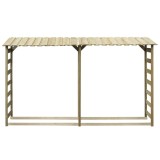 Cumpara ieftin Șopron lemne de foc, 300 x 44 x 176 cm, lemn de pin tratat