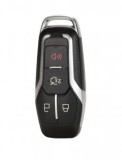 Carcasa cheie Topautochei&reg; pentru Ford Edge Explorer Fusion 2015 2016 2017 Keyless Go Smart Key 4 butoane, Fara Brand