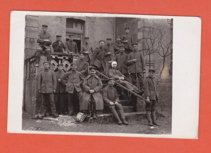 AMS @ - ILUSTRATA, FOTOGRAFIE, SPITAL MILITAR, FRONT 1918 CIRCULATA