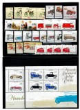 Portugalia - Lot timbre neuzate, tematica mașini, auto, motociclete, transport