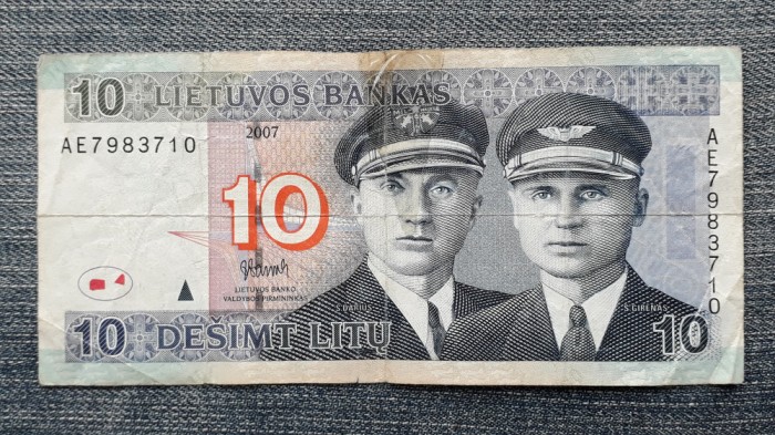 10 Litu 2007 Lituania / Bancnota lipita / seria 7983710