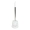 Perie de toaleta + suport - fluture - 49 x 13 x 13 cm - alb