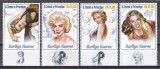 Sao Tome si Principe 2020 - Marilyn Monroe, 1926-1962, Serie cu Tapsuri cu perforații doar pe 2 laturi, MNH
