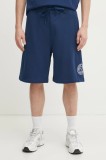 Versace Jeans Couture pantaloni scurti din bumbac barbati, culoarea albastru marin, 78GADT00 CF01T