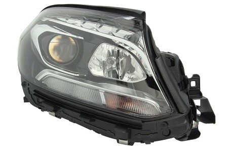 Far Mercedes Clasa Gls (X166), 11.2015-, fata, Dreapta, cu LED daytime running light; H7+H7+LED+PY21W; electric; cu motor;