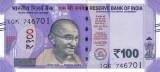 INDIA █ bancnota █ 100 Rupees █ 2018 █ P-112a █ UNC █ necirculata