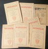 1935-1936 NUMERUS &ndash; Caietul nr. 1-8. REVISTE de MATEMATICA R.N Raclis, Director. Institutul Matematic Roman Periodic Vechi Revista Gazeta Geometrie...