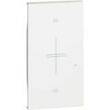 Placa intrerupator jaluzele K4027CW 2M Living Now Bticino alb KW43M2