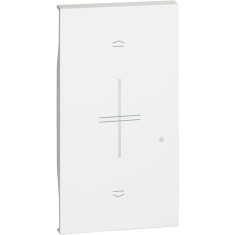 Placa intrerupator jaluzele K4027CW 2M Living Now Bticino alb KW43M2