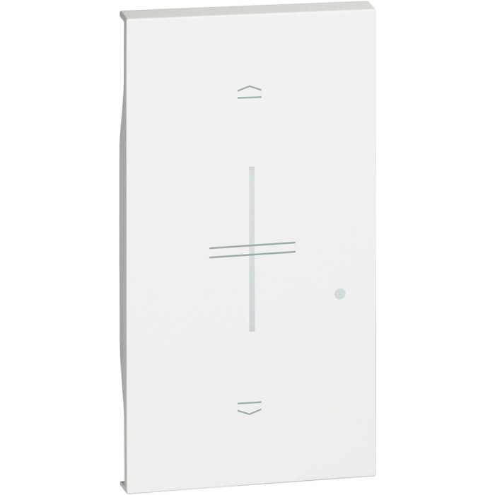 Placa intrerupator jaluzele K4027CW 2M Living Now Bticino alb KW43M2