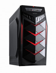 Carcasa PC Serioux MUSTANG, Sursa 450W, Middle Tower, Format placă de bază: ATX / micro ATX / ITX, Sloturi de expansiune: 7, Socluri pentru unități: 5 foto