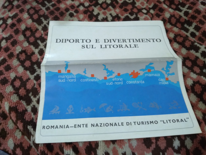 PLIANT/BROSURA TURISM ROMANIA LITORAL