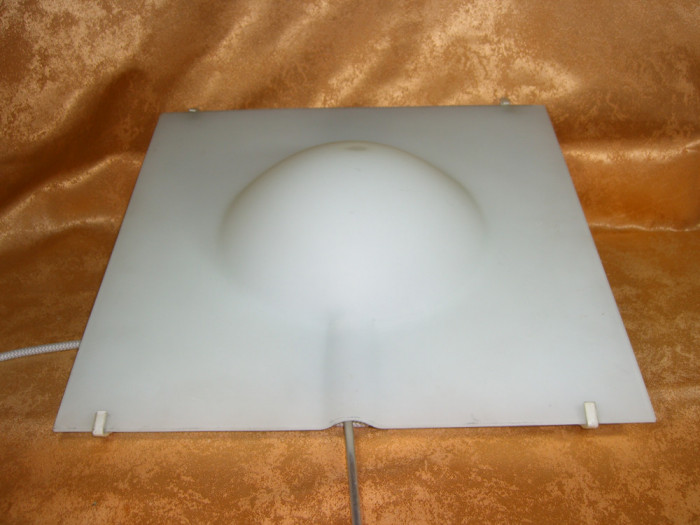 Set 3 aplice, plafoniere, Art Deco Modernist, opalina, vintage