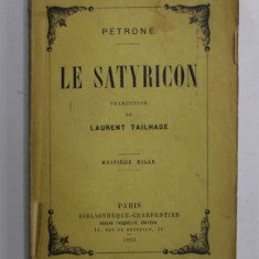 LE SATYRICON par PETRONE , 1923