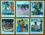COOK-Isl.-1967-&#039;&#039;Picturi- Gauguin&#039;&#039;set de 6val.-Nest-MNH(Cat.Yv.160/5..), Stampilat