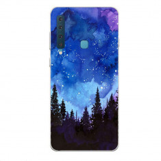 Husa Samsung Galaxy A9 2018 Silicon Gel Tpu Model Night Forest foto