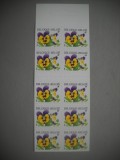 HOPCT MNH 552 BELGIA FLORI PANSELUTE CARNET - 2000 -BLOC 10 VAL, Nestampilat