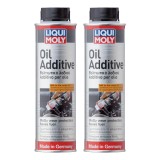 Pachet 2 x Aditiv Ulei Liqui Moly MoS2 300ml, Reduce Frecarea, Uzura, Consum Carburant, Compatibil Motoare Benzina/Motorina