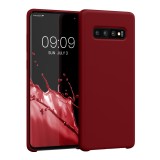 Husa Kwmobile pentru Samsung Galaxy S10 Plus, Rosu inchis, Silicon, KWM0000105N049C, Carcasa