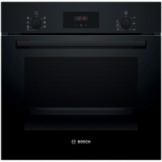 Cuptor incorporabil Bosch HBF133BA1, Electric, 66 l, Autocuratare EcoClean Direct, Convectie 3D, Clasa A, Negru