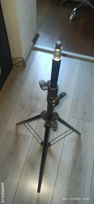 Trepied studio, Inaltime 80 - 160 cm, aliaj de aluminiu, capacitate de incarcare 2,5 kg foto