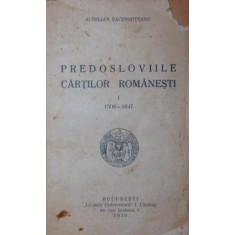 PREDOSLOVIILE CARTILOR ROMANESTI