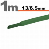 Tub termocontractibil Verde 13 / 6,5 mm