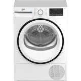 Uscator de rufe Beko B3T43230, 9 kg, SteamCure, RecycledDry, Eco Gentle, Clasa A++, Alb