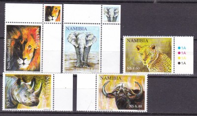 Namibia 2011 fauna MI 1361-1365 MNH foto