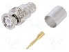 Conector BNC, 50&Omega;, tata, aurit, TELEG&Auml;RTNER - J01000A0063