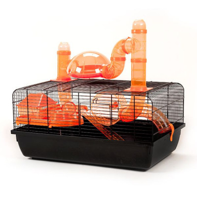 Cuşcă pentru hamster, JERRY I Fred + terasă foto