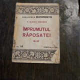 IMPRUMUTUL RAPOSATEI - V. BLASCO IBANNEZ