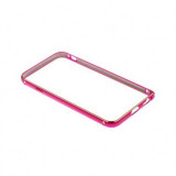 Husa Bumper Metalica Apple iPhone 6 (4,7inch ) Pink Blister, Metal / Aluminiu