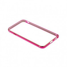 Husa Bumper Metalica Apple iPhone 6 (4,7inch ) Pink Blister