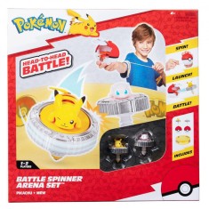 Set de joaca cu doua figurine, Pok&eacute;mon Battle Spinner Arena