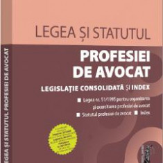 Legea si Statutul profesiei de avocat. Martie 2023