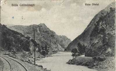 CP781N Băile Călimănești, Valea Oltului, carte poștală circulată Făgăraș foto