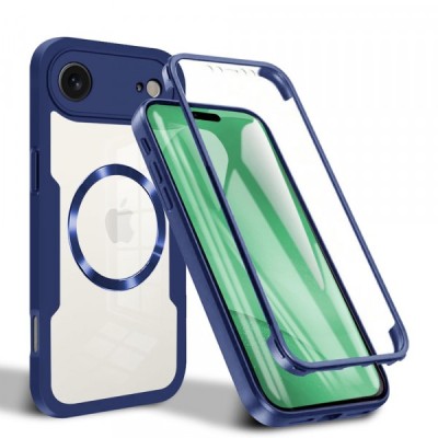 Husa MagSafe pentru Apple iPhone 17 Air, Techsuit, ColorVerse 360, Albastra foto