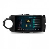 Navigatie 2K Toyota Yaris (2010-2018) 8GB RAM Android 13 Octacore Slot Sim 4G DSP GPS Wi-FI Carplay Android Auto USB Bluetooth Waze Touchscreen 9.5 In